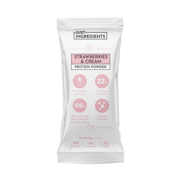 JI - Strawberries and Cream Protein Powder Sample