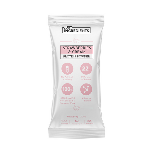 JI - Strawberries and Cream Protein Powder Sample