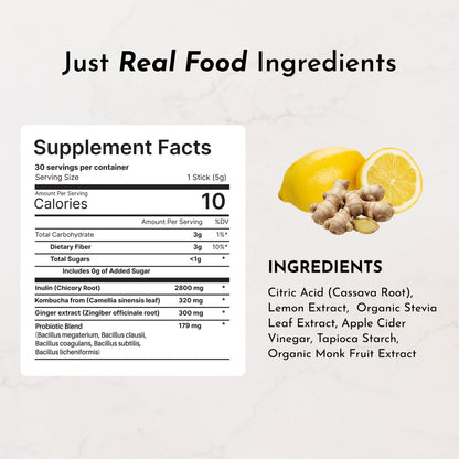 JI - Lemon Ginger Probiotic
