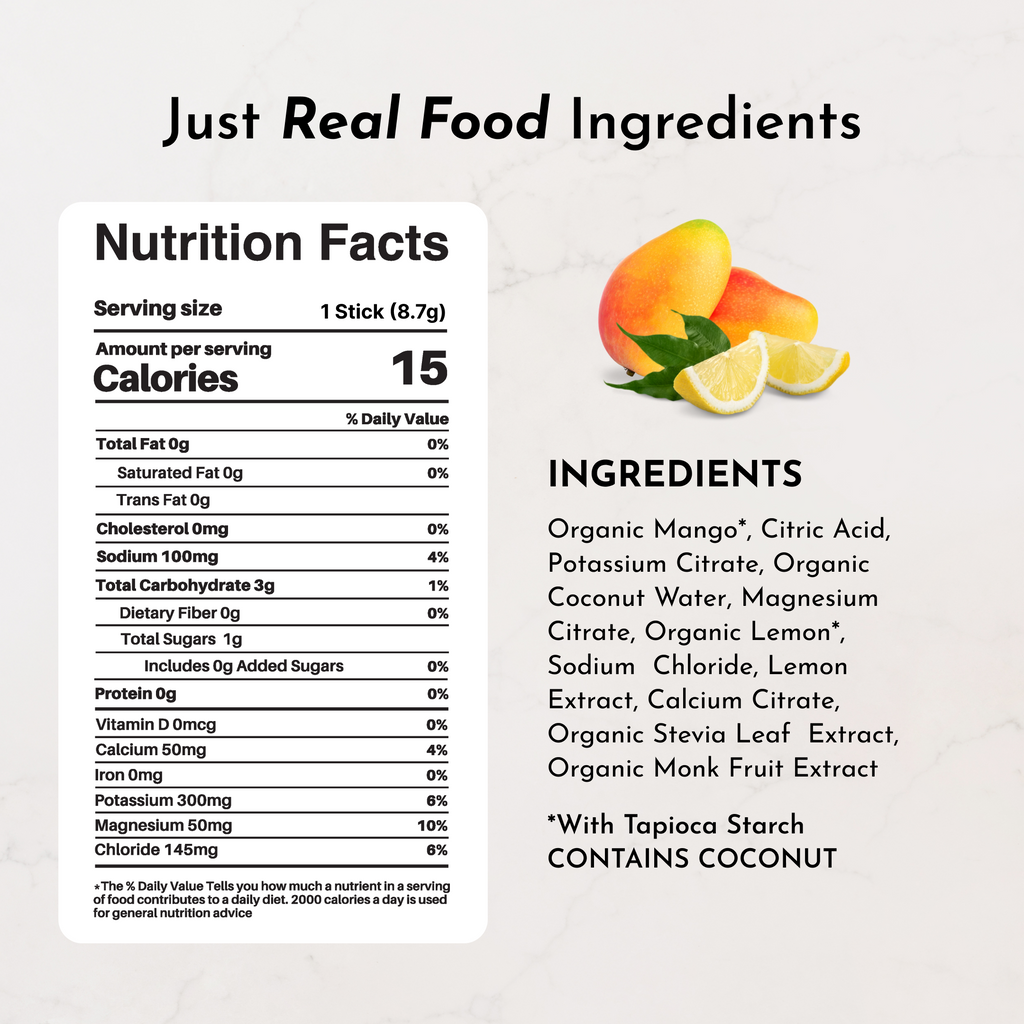 JI - Mango Lemonade Electrolytes Sample