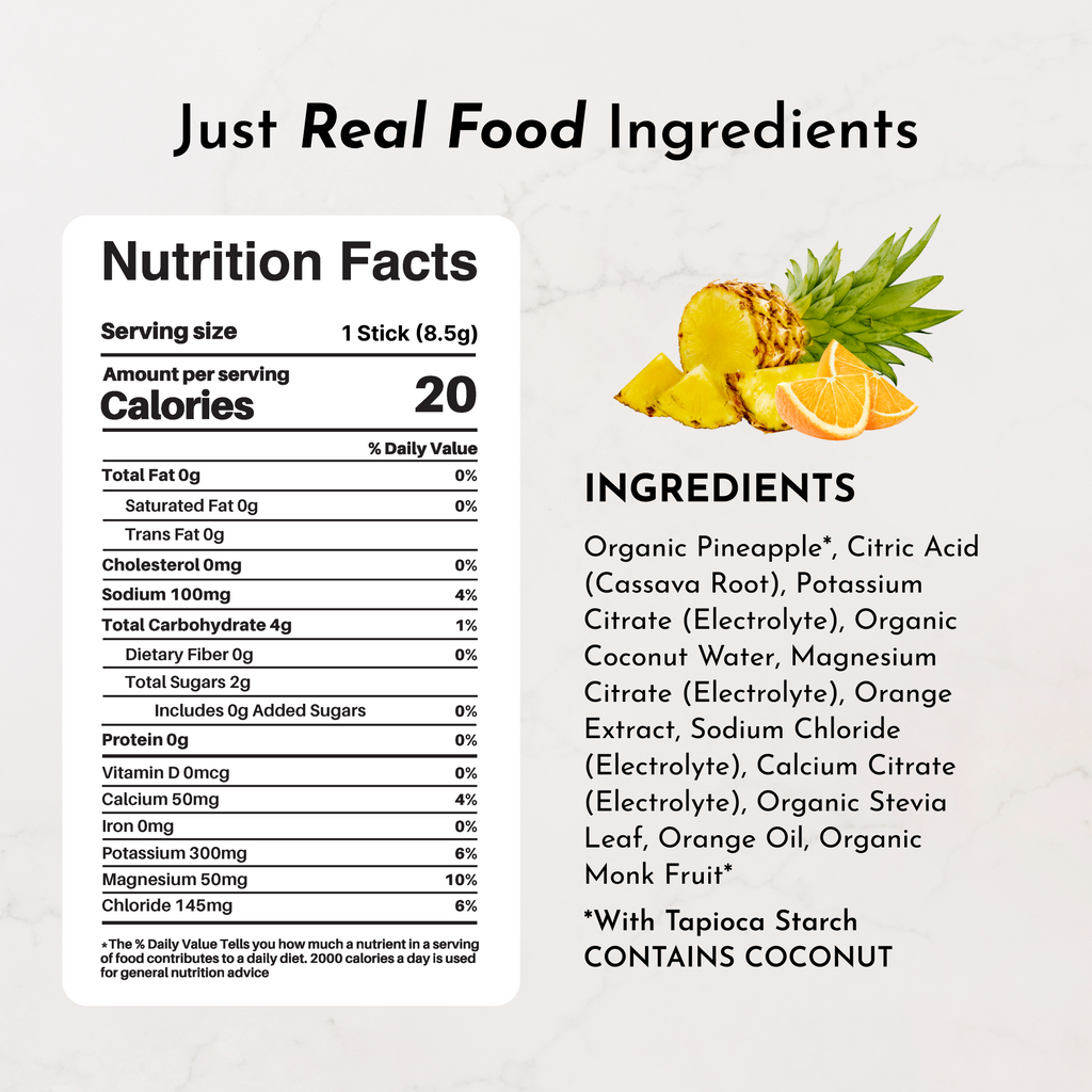 JI - Orange Pineapple Electrolytes Sample