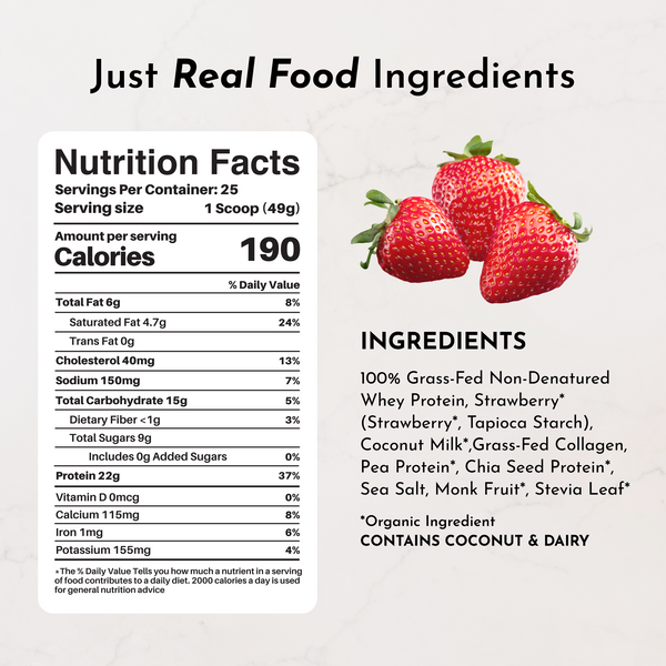 JI - Strawberries & Cream Protein Powder