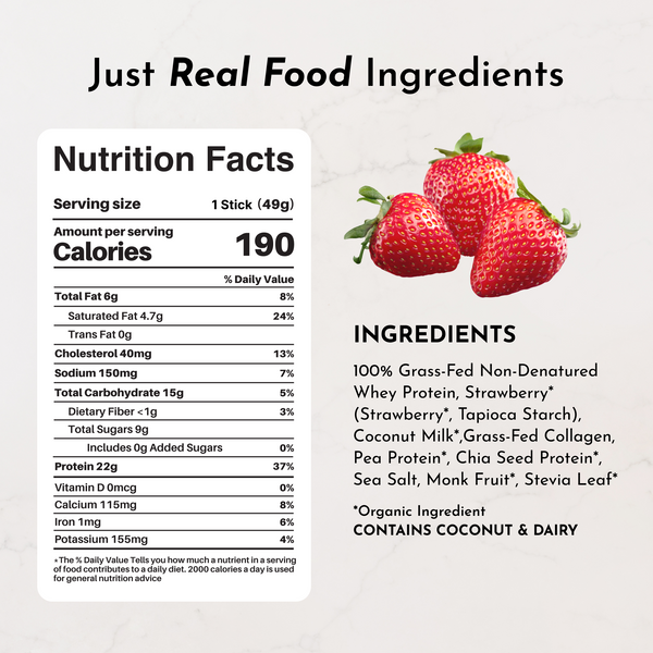 JI - Strawberries and Cream Protein Powder Sample