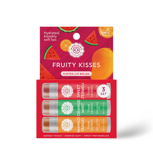 Woolzies Fruity Kisses Tinted Lip Balm