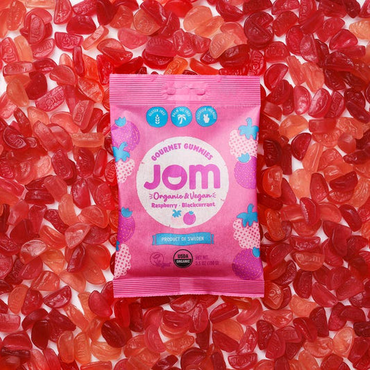 JOM Raspberry & Blackcurrant Gummies