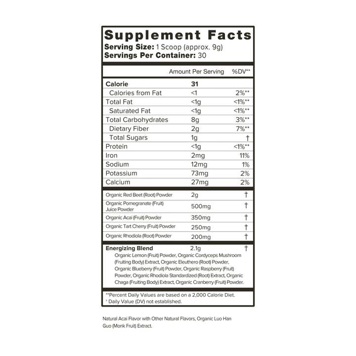 Organifi Red Juice Sample