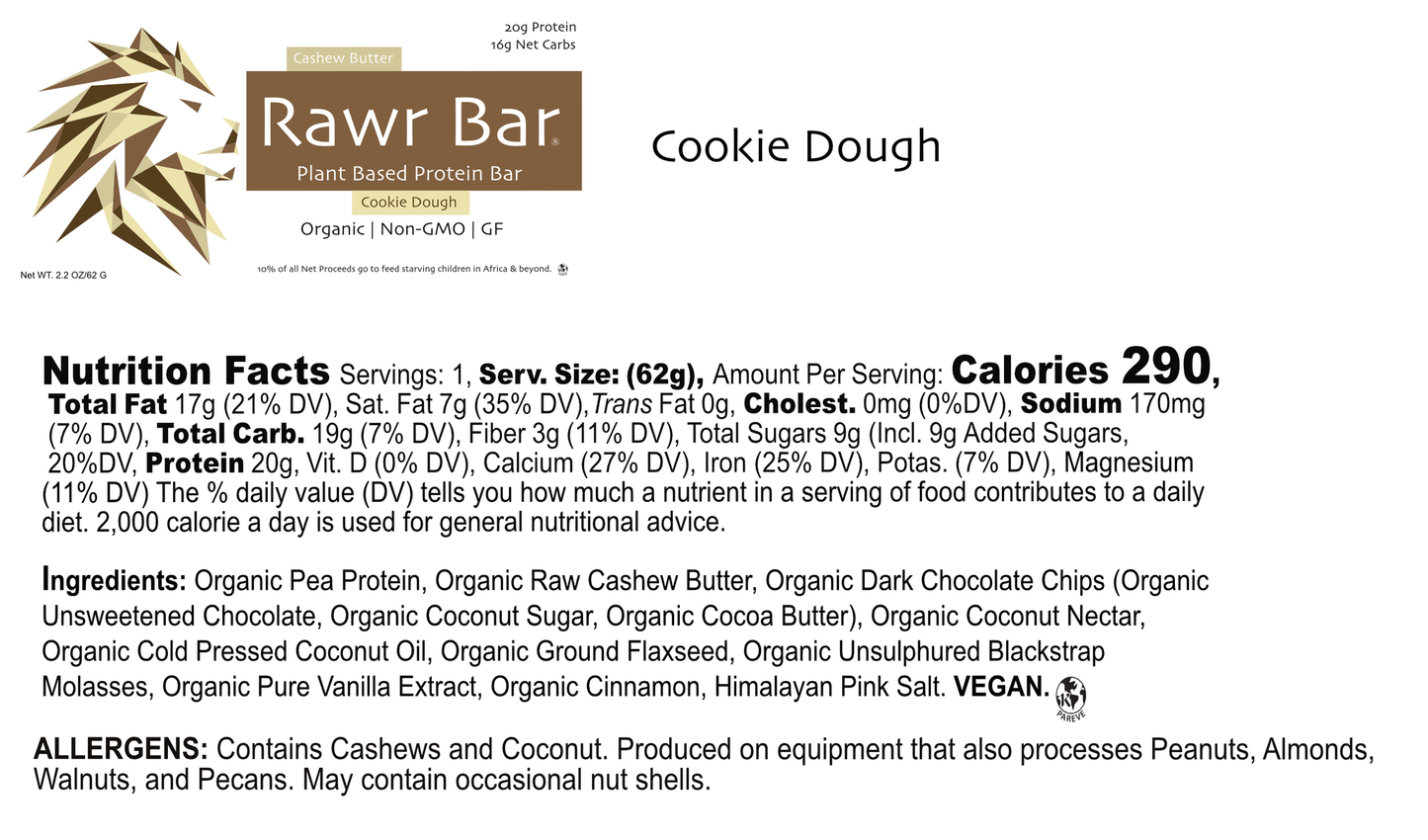 Rawr Bar | Cookie Dough