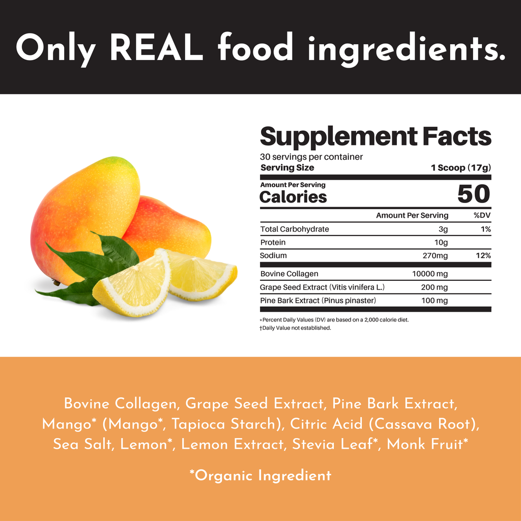 JI - Mango Lemonade Collagen Peptides