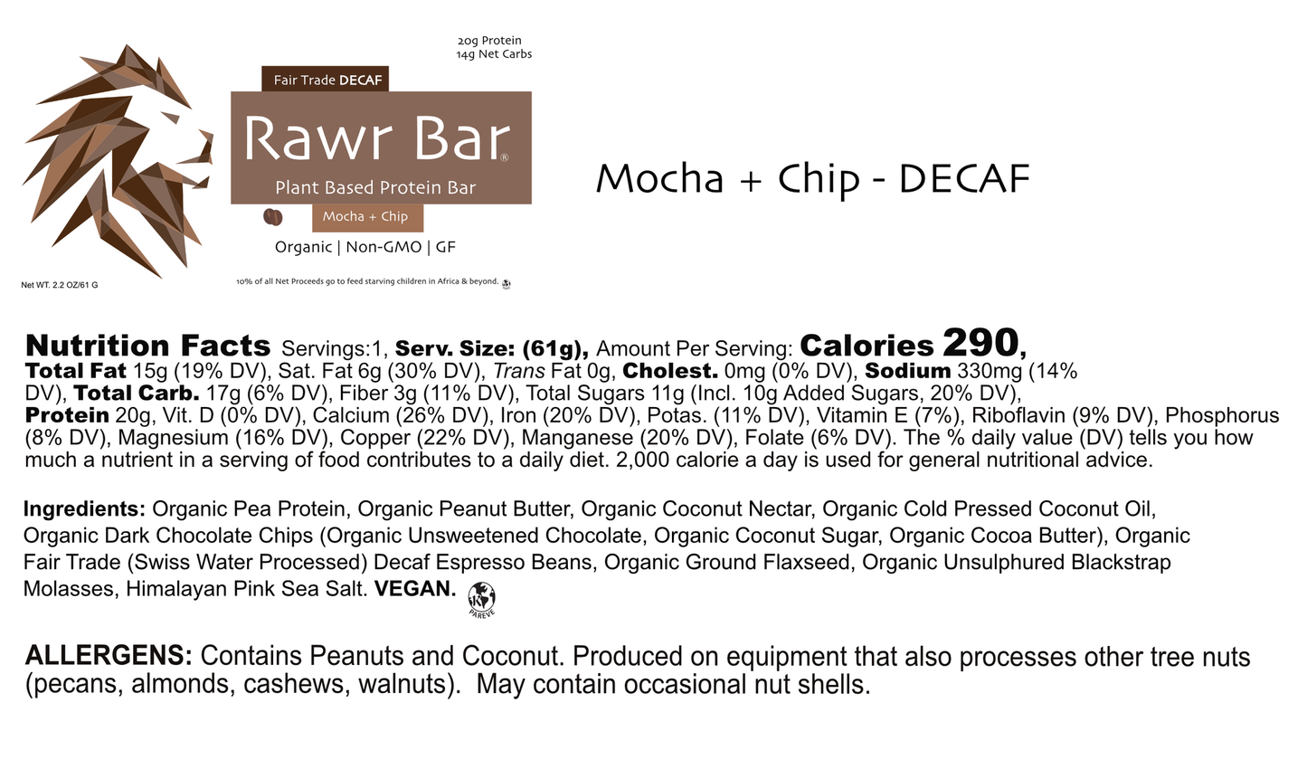 Rawr Bar | Mocha + Chip