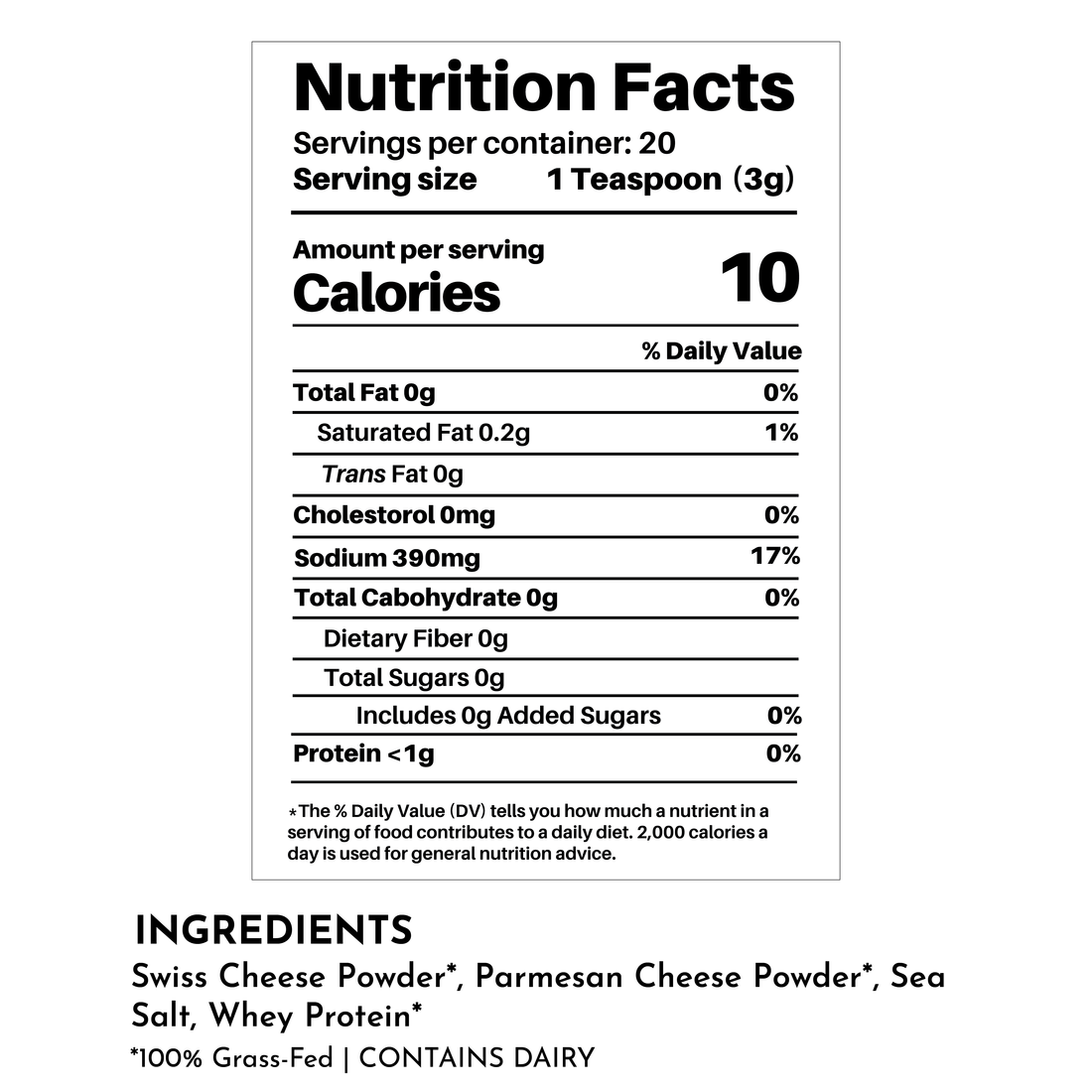 JI - Parmesan Cheese Popcorn Salt