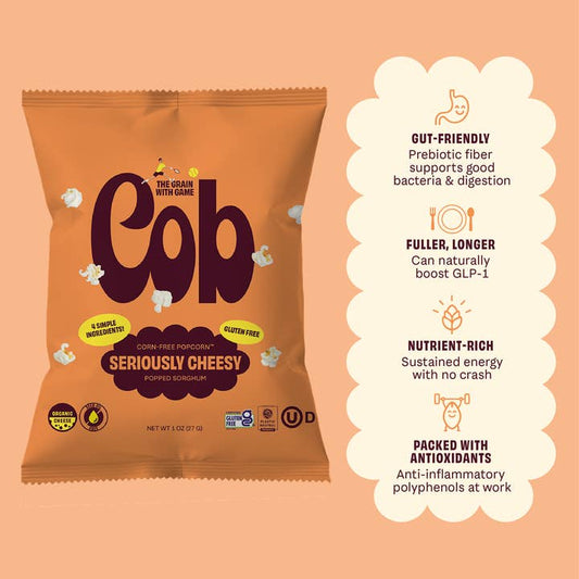 Cob Seriously Cheesy Popcorn