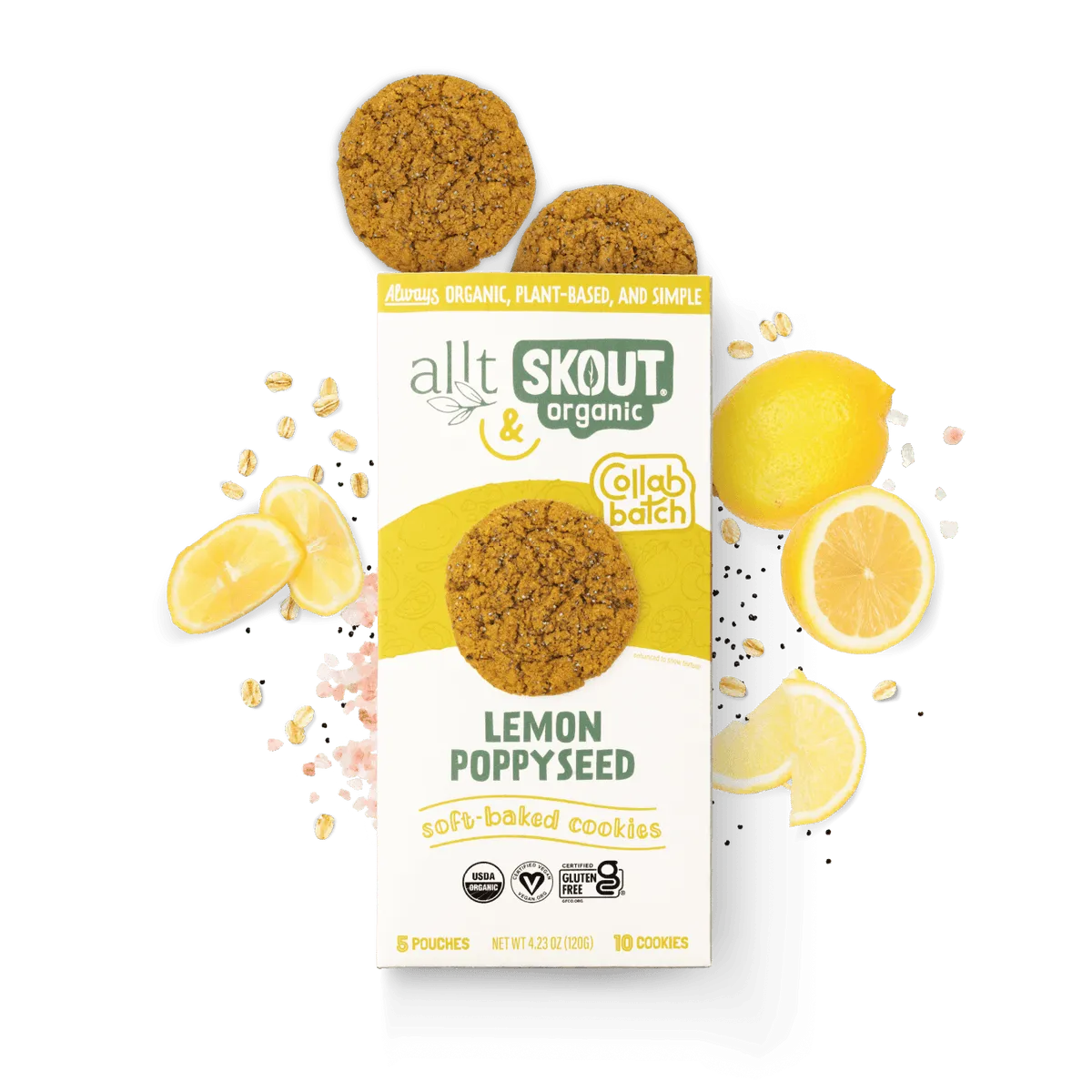 Skout Lemon Poppyseed Cookies